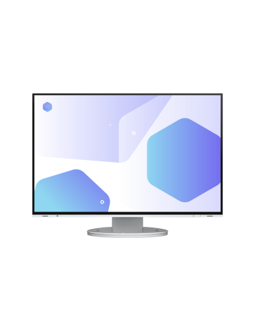 Eizo FlexScan EV2485-WT Office Monitor - IPS, USB-C, HDMI, 5 ms
