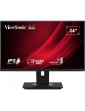 ViewSonic VG2448A-2 LED Office Monitor 60,45 cm (23,8 Zoll) Vielseitiger Standfuß und 3 Seiten rahmenlos, Full HD, 16:9, 5ms, IP