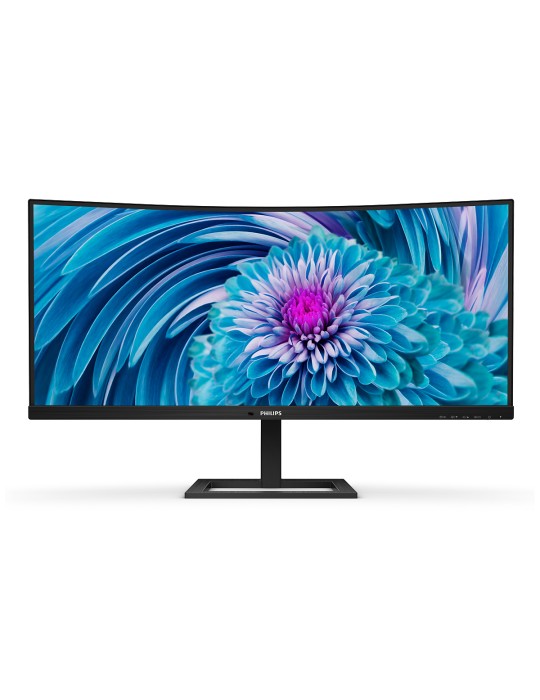 Philips 346E2CUAE Curved Office Monitor - UWQHD, USB-C