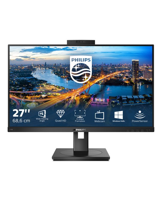 Philips 275B1H Office Monitor - IPS, Höhenverstellung, Webcam