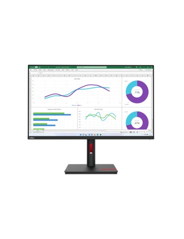 ThinkVision T32h-30 Business Monitor - QHD IPS Panel Höhenverstellbar, USB-C, Power Delivery 90W, RJ45