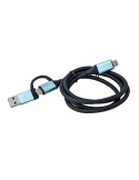 i-tec USB-C auf USB-C Kabel mit integriertem USB 3.0 Adapter, 1m