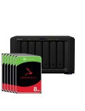 Synology DS1621+ 48TB IronWolf NAS-Bundle NAS inkl. 6x 8TB Seagate IronWolf 3,5 Zoll SATA Festplatte