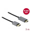 Delock Aktives DisplayPort 1.4 zu HDMI Kabel 4K, 60Hz (HDR), 3m
