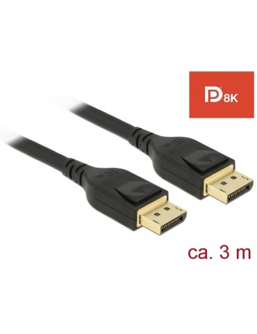 Delock DisplayPort Kabel 8K, 60Hz, 3m