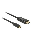 Delock Kabel USB Type-C auf HDMI, 4K 60 Hz 1 m, schwarz