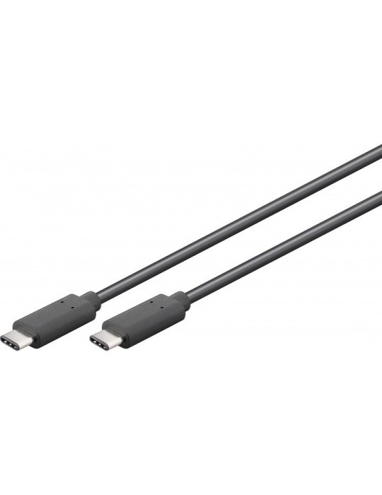 Goobay USB 3.1-Stecker (Typ C)  USB 3.1-Stecker (Typ C) [1,5m schwarz]