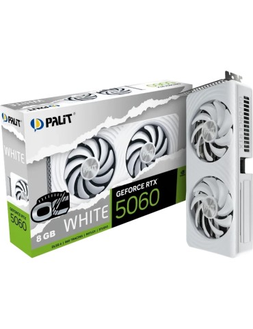Palit GeForce RTX 5060 White OC - 8GB GDDR7, HDMI, 3x DP
