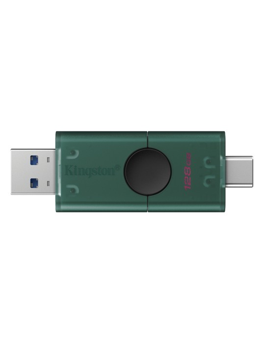Kingston DataTraveler Duo Typ-A/Typ-C 128GB USB-Stick Dual-Slider, USB 3.2 Gen 1x1 (5 Gbit/s)
