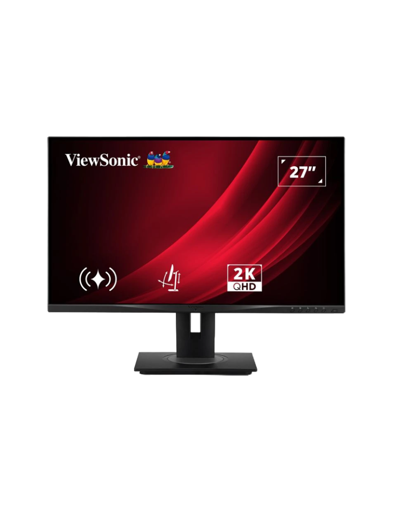 ViewSonic VG2748A-2K LED Office Monitor 68,58 cm (27 Zoll) Schwenk und höhenverstellbar mit Pivot und intelligenten Sensorfunkti