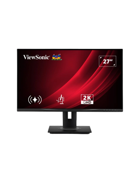 ViewSonic VG2748A-2K LED Office Monitor 68,58 cm (27 Zoll) Schwenk und höhenverstellbar mit Pivot und intelligenten Sensorfunkti