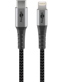 Goobay Lightning USB-C Lade- und Synchronisationskabel, 2m
