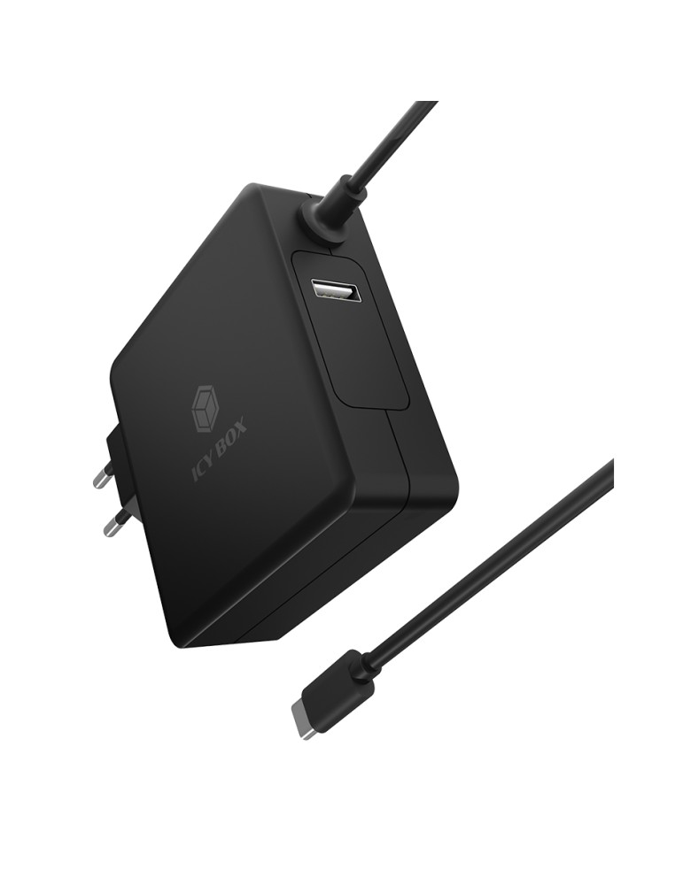 ICYBOX Steckerladegerät für USB Power Delivery Schnell aufladen