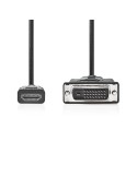 NEDIS HDMI™ -Kabel | HDMI™ Stecker | DVI-D 24+1-Pin Stecker | 1080p | Vernickelt | 2.00 m | Gerade | PVC | Schwarz | Box