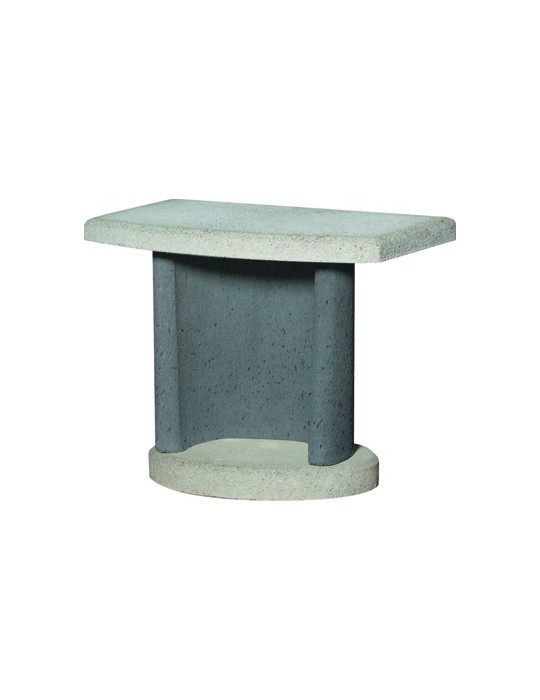 Beistelltisch Georgia anthrazit‑weiß – Stahlbeton | ShopVola