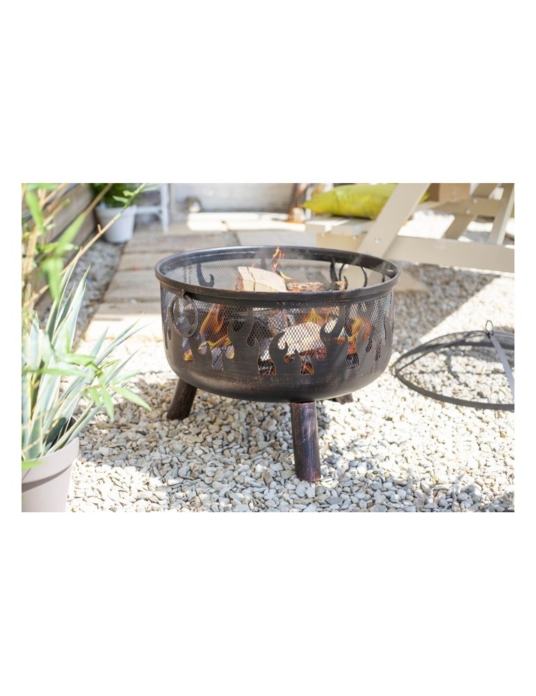 Feuerkorb Wildfire – Feuerstelle mit Grillrost | ShopVola