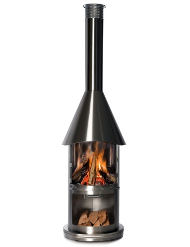 Edelstahlgrill Auckland gebürstet – Gartengrillkamin | ShopVola 2