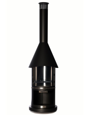 Edelstahlgrill Auckland schwarz – Gartengrillkamin | ShopVola 2