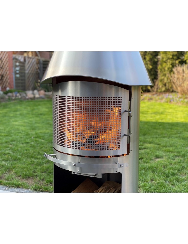 Funkenschutztür Auckland – Sicherheit für Edelstahlkamin | ShopVola