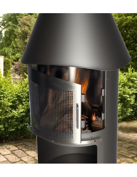 Funkenschutztür Auckland – Sicherheit für Edelstahlkamin | ShopVola