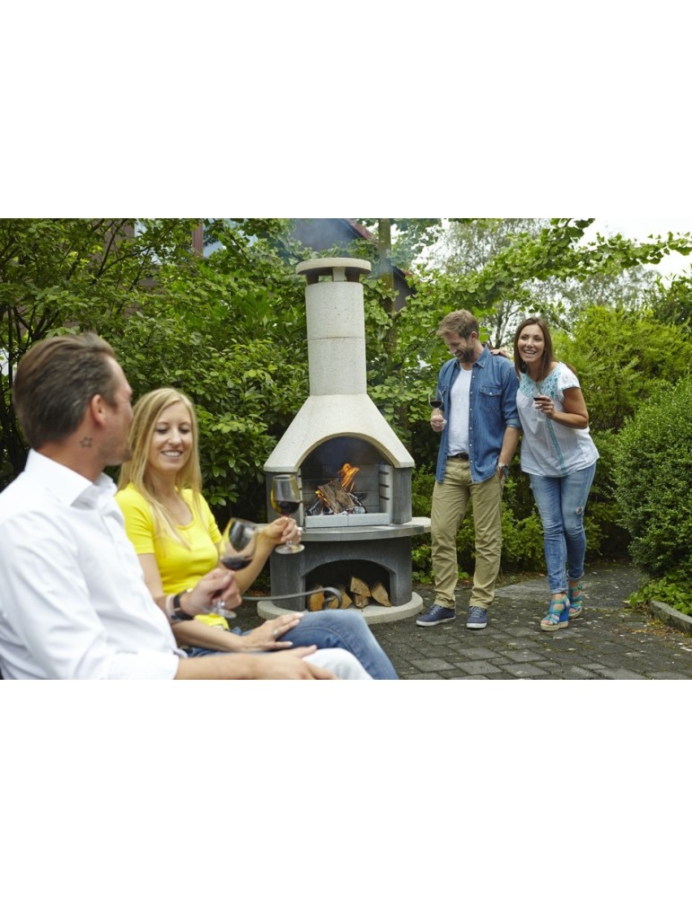 Gartengrillkamin Wellington – moderner Beton‑Grillkamin | ShopVola