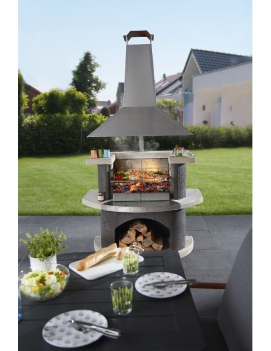 Gartengrillkamin Zürich – moderner Beton‑Grillkamin | ShopVola