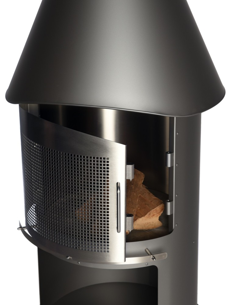 Funkenschutztür Sydney – Sicherheit für Edelstahlkamin | ShopVola