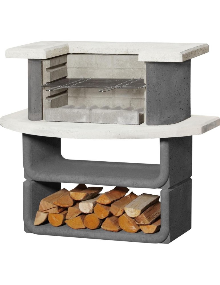 Grillbar Oregon – Beton Grillbar mit Ablagefächern | ShopVola