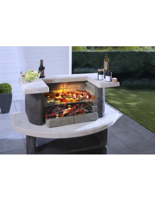 Grillbar Oregon – Beton Grillbar mit Ablagefächern | ShopVola