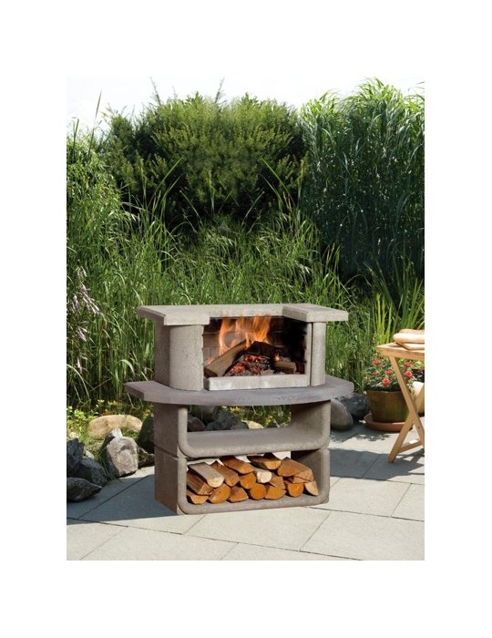 Grillbar Kingston – Beton Grillbar mit Ablagefächern | ShopVola