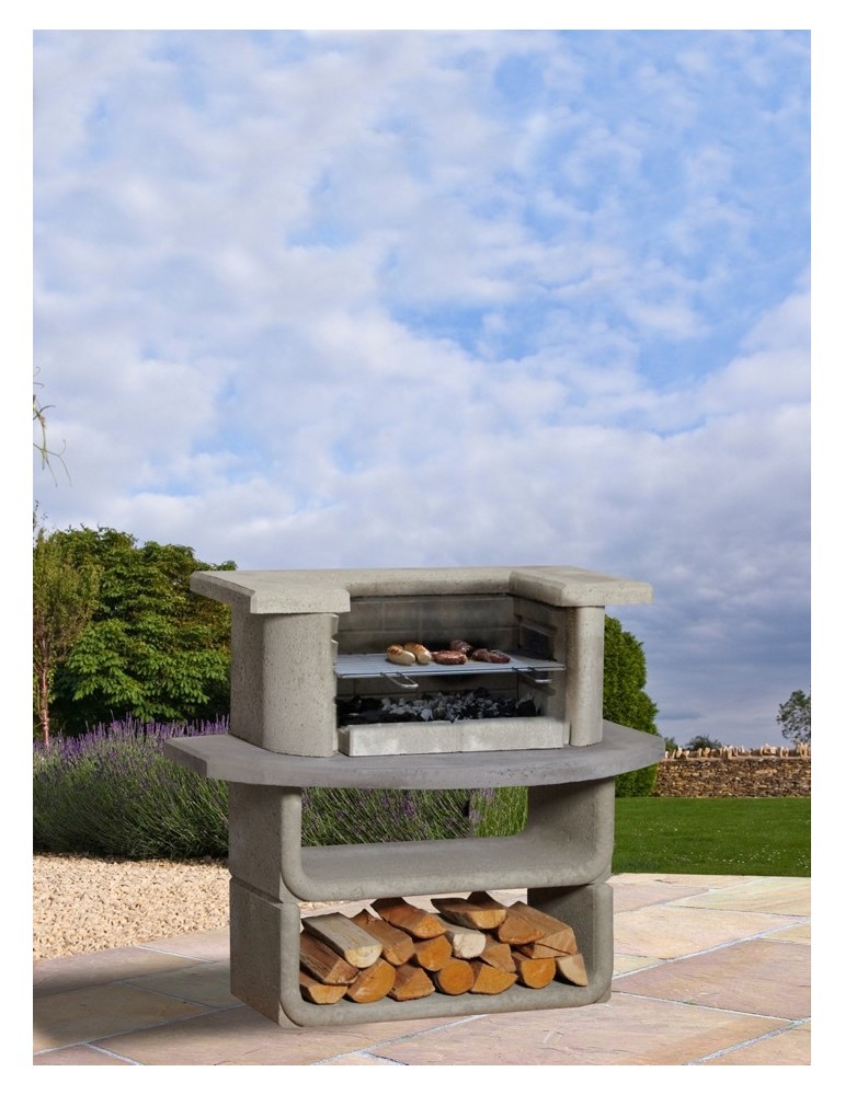 Grillbar Kingston – Beton Grillbar mit Ablagefächern | ShopVola