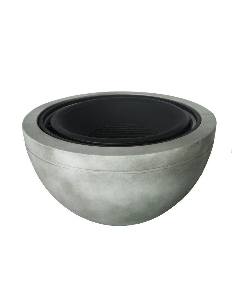 Grill‑Feuerschale Madrid 60 grau – Magnesia/Metall | ShopVola