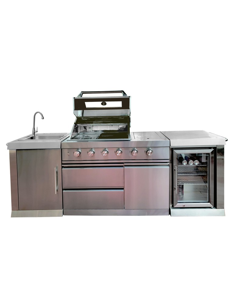 Outdoorküche Oxford – Edelstahl Outdoor‑Küche mit Grill | ShopVola