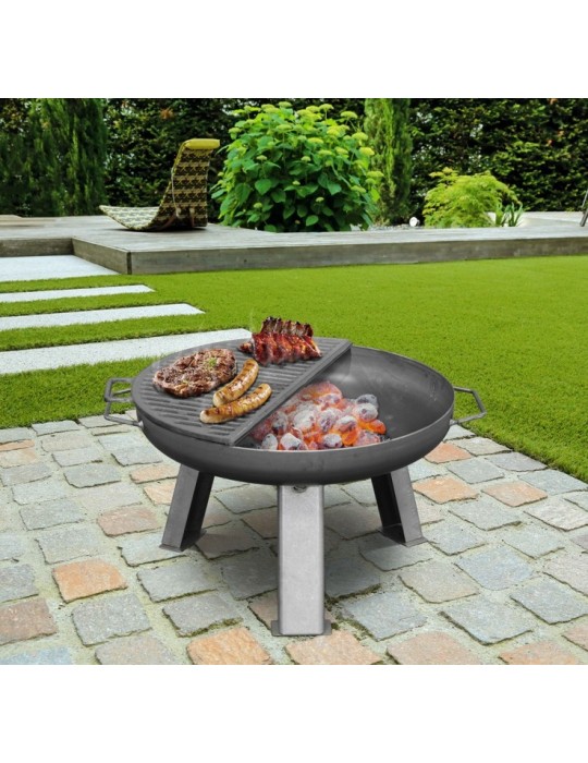 Guss‑Grillrost für 55‑er Feuerschale – Buschbeck | ShopVola