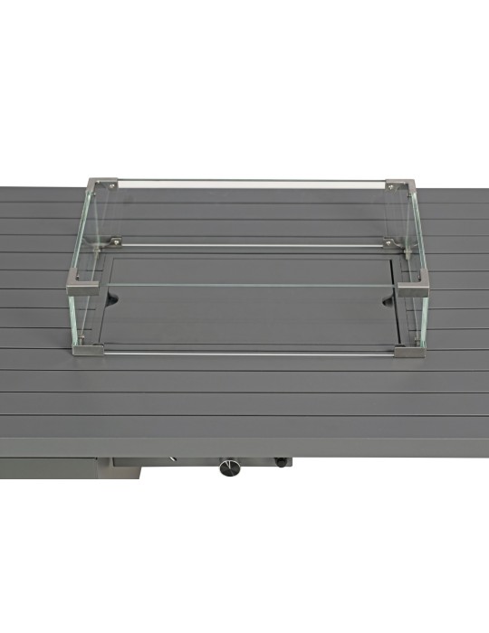 Loungetisch Lagos – Gas‑Feuertisch aus Stahl | ShopVola