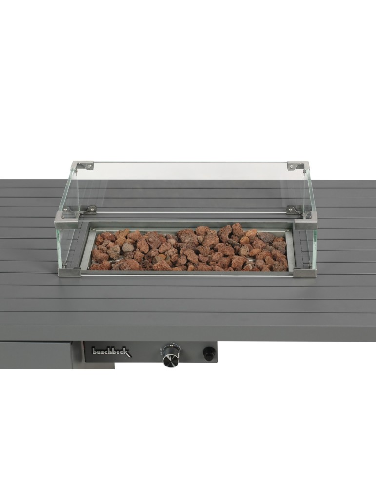 Loungetisch Lagos – Gas‑Feuertisch aus Stahl | ShopVola