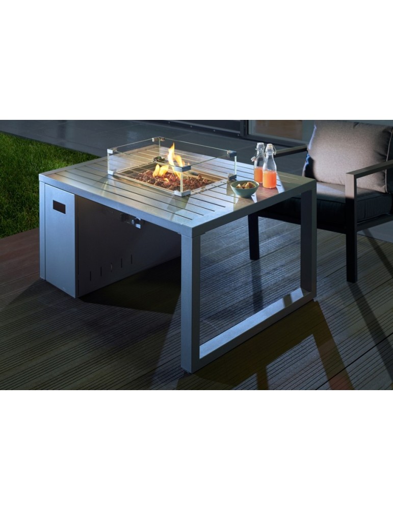 Loungetisch Lagos – Gas‑Feuertisch aus Stahl | ShopVola