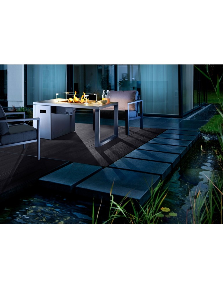 Loungetisch Lagos – Gas‑Feuertisch aus Stahl | ShopVola