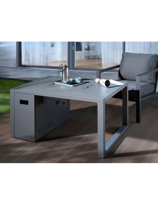 Loungetisch Lagos – Gas‑Feuertisch aus Stahl | ShopVola