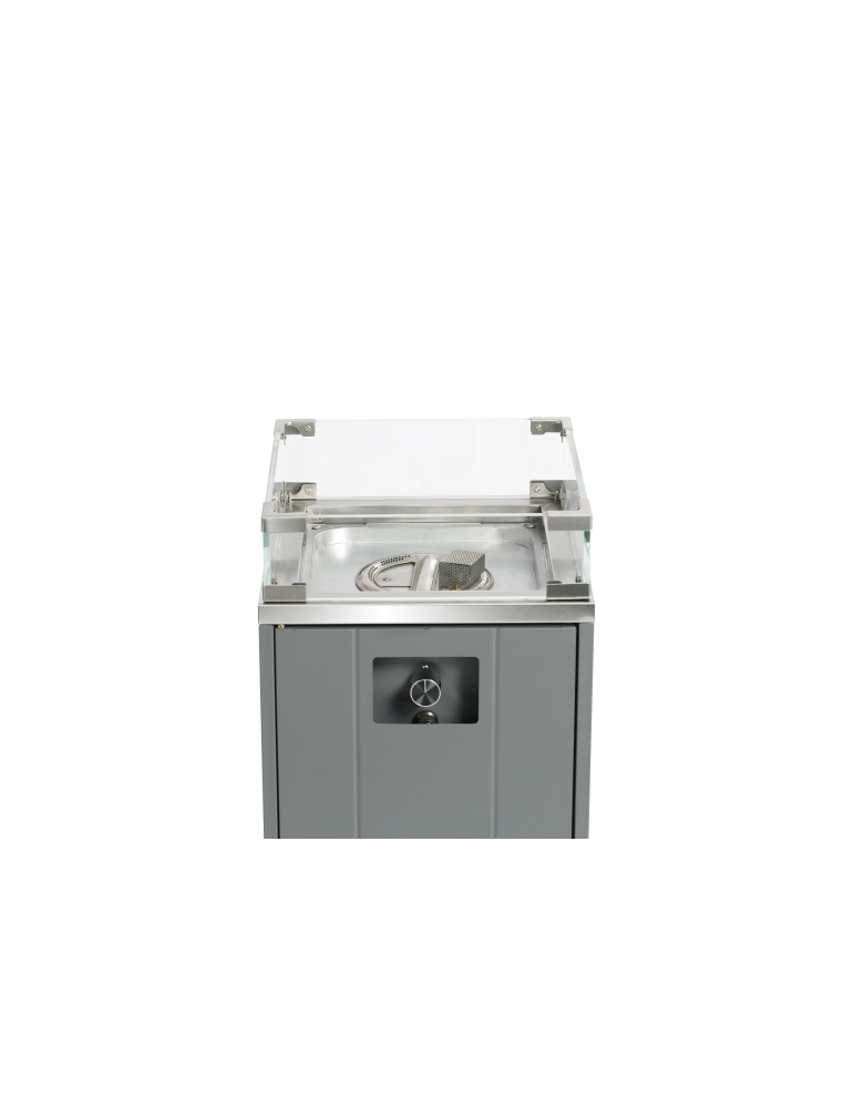 Loungefeuer Malta grau – Outdoor‑Gaskamin | ShopVola