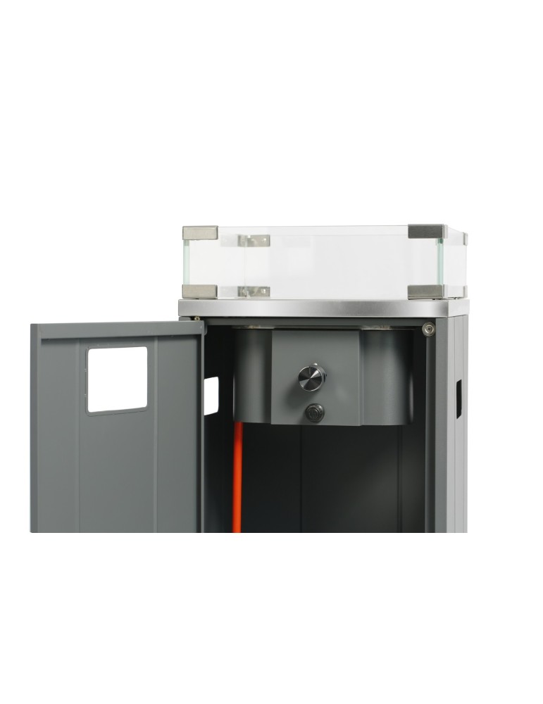 Loungefeuer Malta grau – Outdoor‑Gaskamin | ShopVola