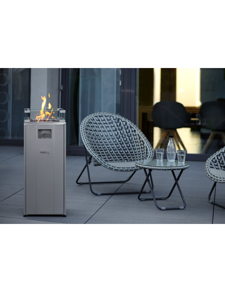 Loungefeuer Malta grau – Outdoor‑Gaskamin | ShopVola