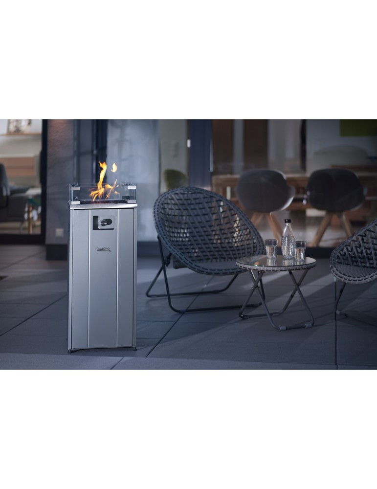 Loungefeuer Malta grau – Outdoor‑Gaskamin | ShopVola