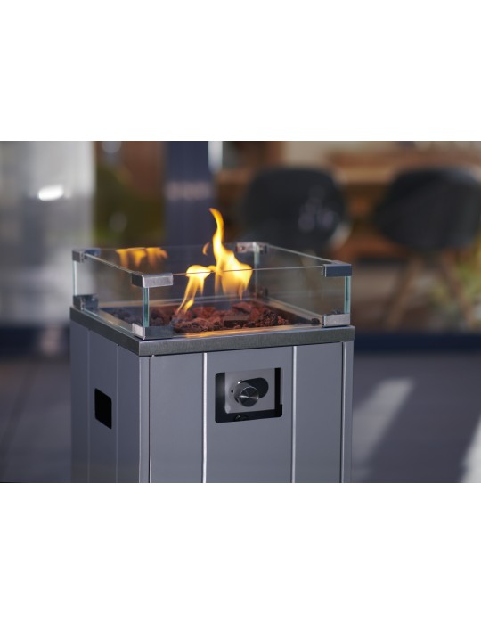 Loungefeuer Malta grau – Outdoor‑Gaskamin | ShopVola