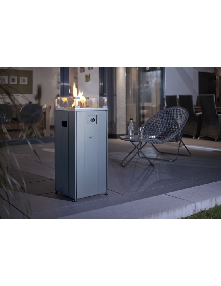 Loungefeuer Malta grau – Outdoor‑Gaskamin | ShopVola