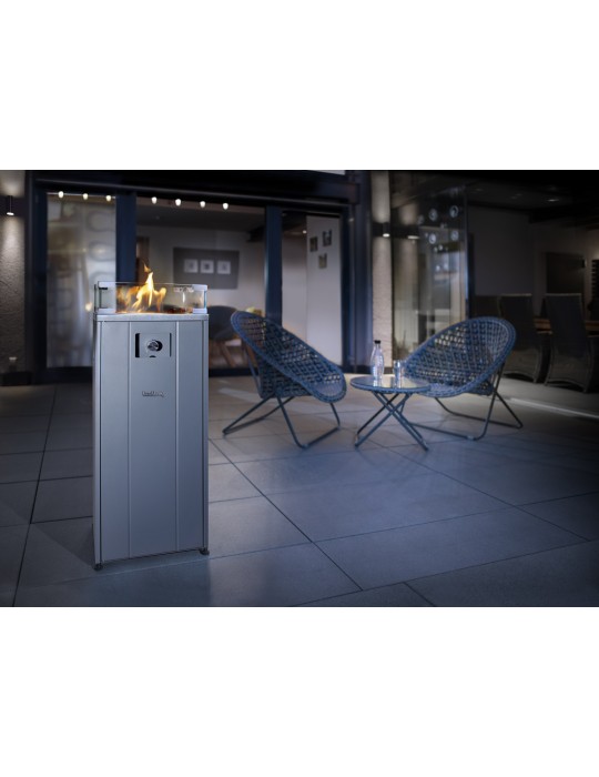 Loungefeuer Malta grau – Outdoor‑Gaskamin | ShopVola