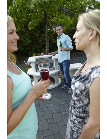 Grillbar Venedig weiß 2