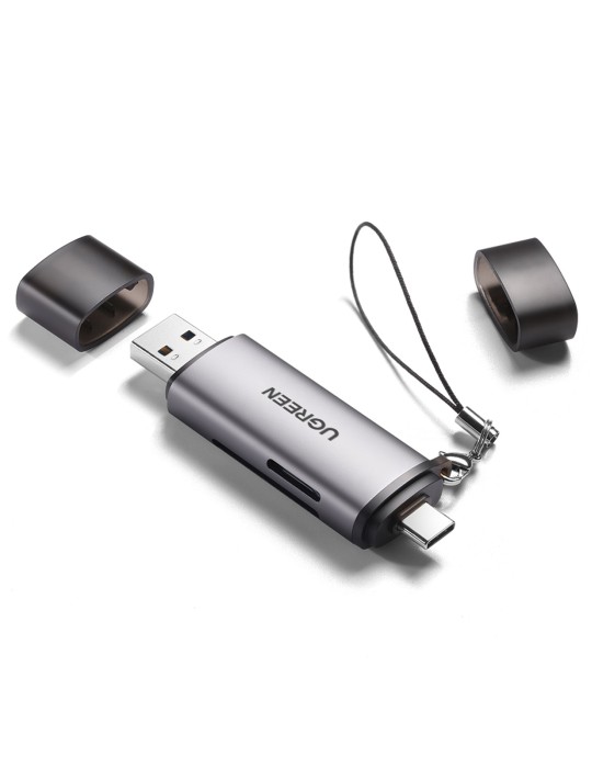 UGREEN 2-in-1 USB-C OTG Kartenlesegerät