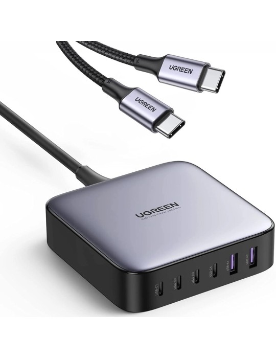 UGREEN 2USB-A+4USB-C 200W Desktop Fast Charger