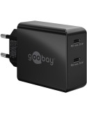 Goobay USB-C™ PD Dual-Schnellladegerät (36 W) schwarz